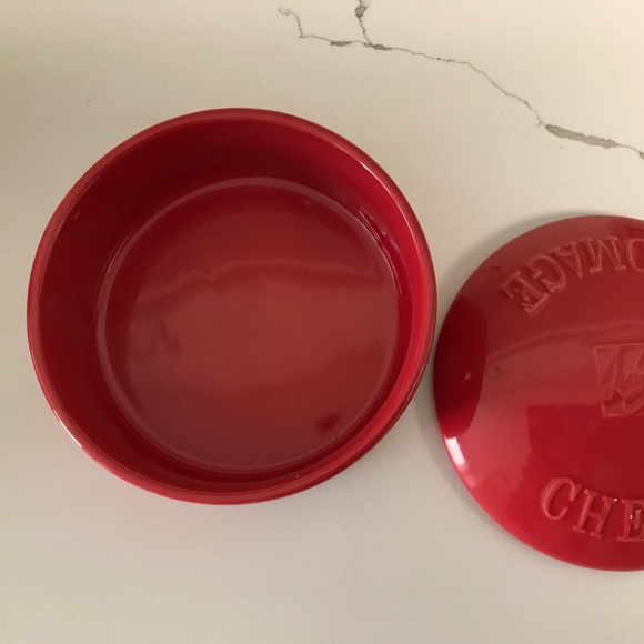 Vintage Gourmet du Village Bistro Collection Brie Baker Cheese Dome Ceramic - Picture 5 of 7